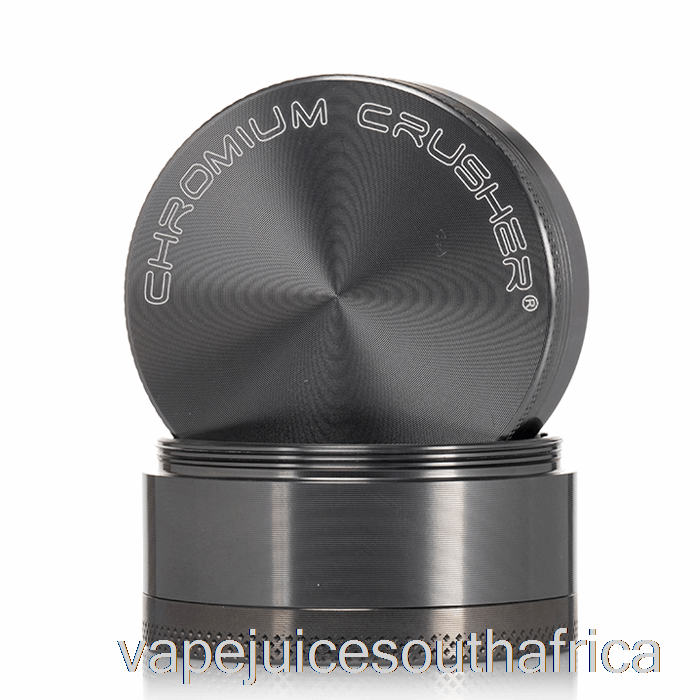 Vape Juice South Africa Chromium Crusher 2.2Inch 4-Piece Grinder Grey